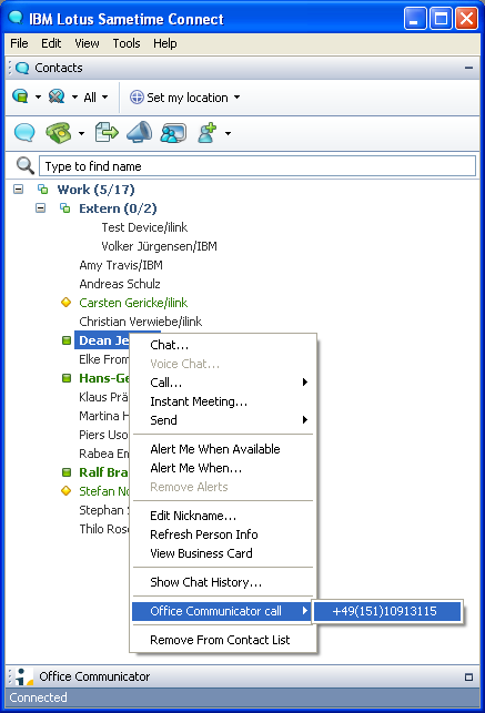 screenshot dial from context menu