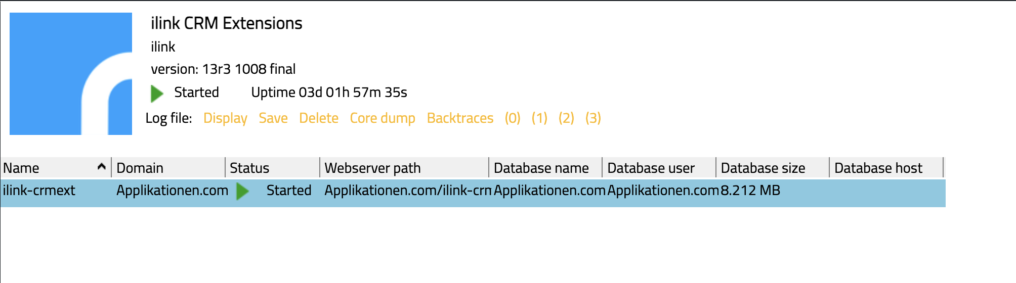 Instance Running